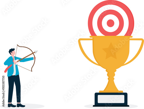 Business goal achievement. Success according to the business plan. Prizes for the winners. risk management or practicing and skill.
