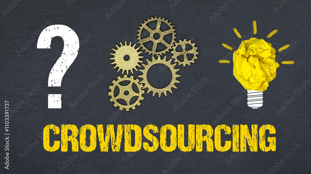 Obraz premium Crowdsourcing 