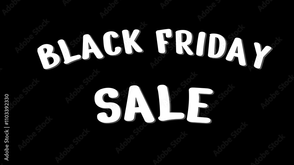 Obraz premium black friday background illustration animation
