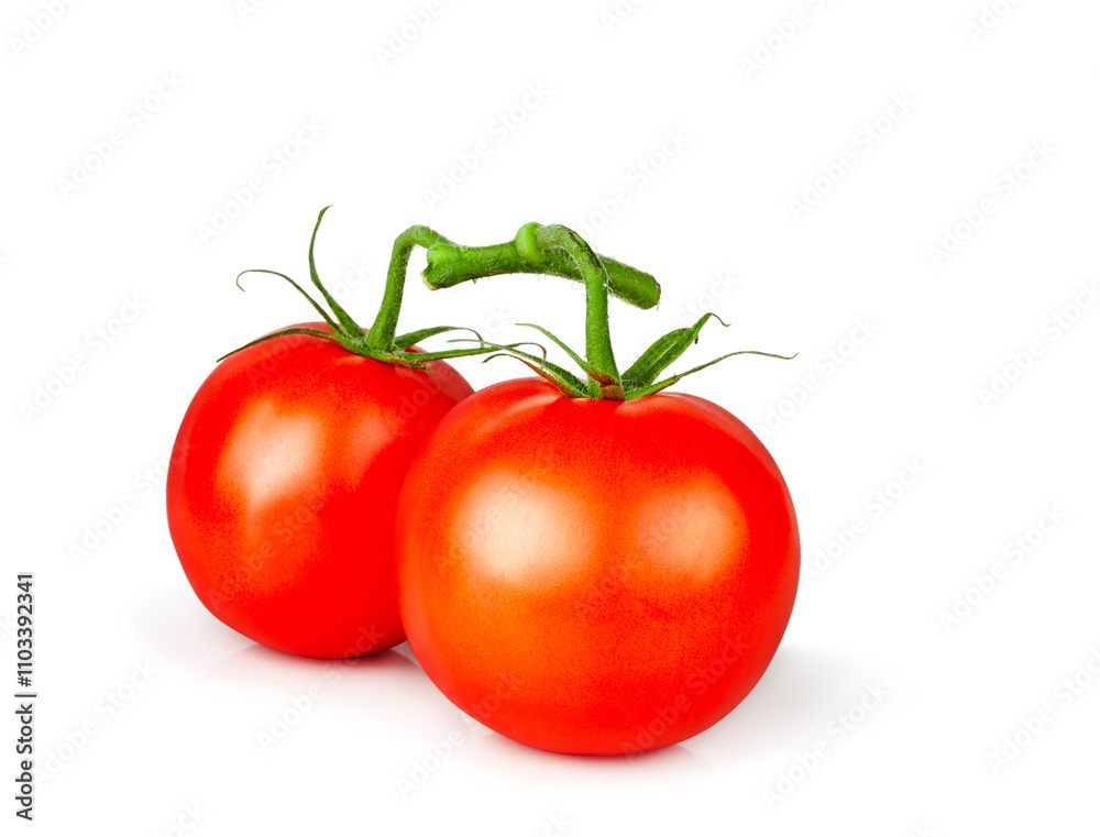 Tomatoes isolated on a white background, contour Tomatoes isolated on a white background, contour