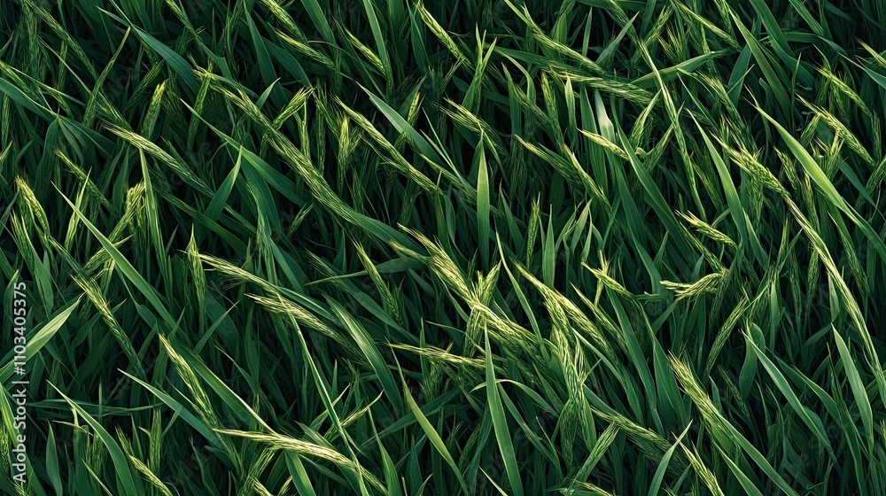 Obraz premium green grass seamless pattern