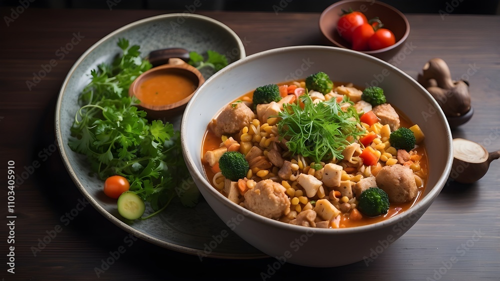 rice with vegetables and meat rice with vegetables and meat
