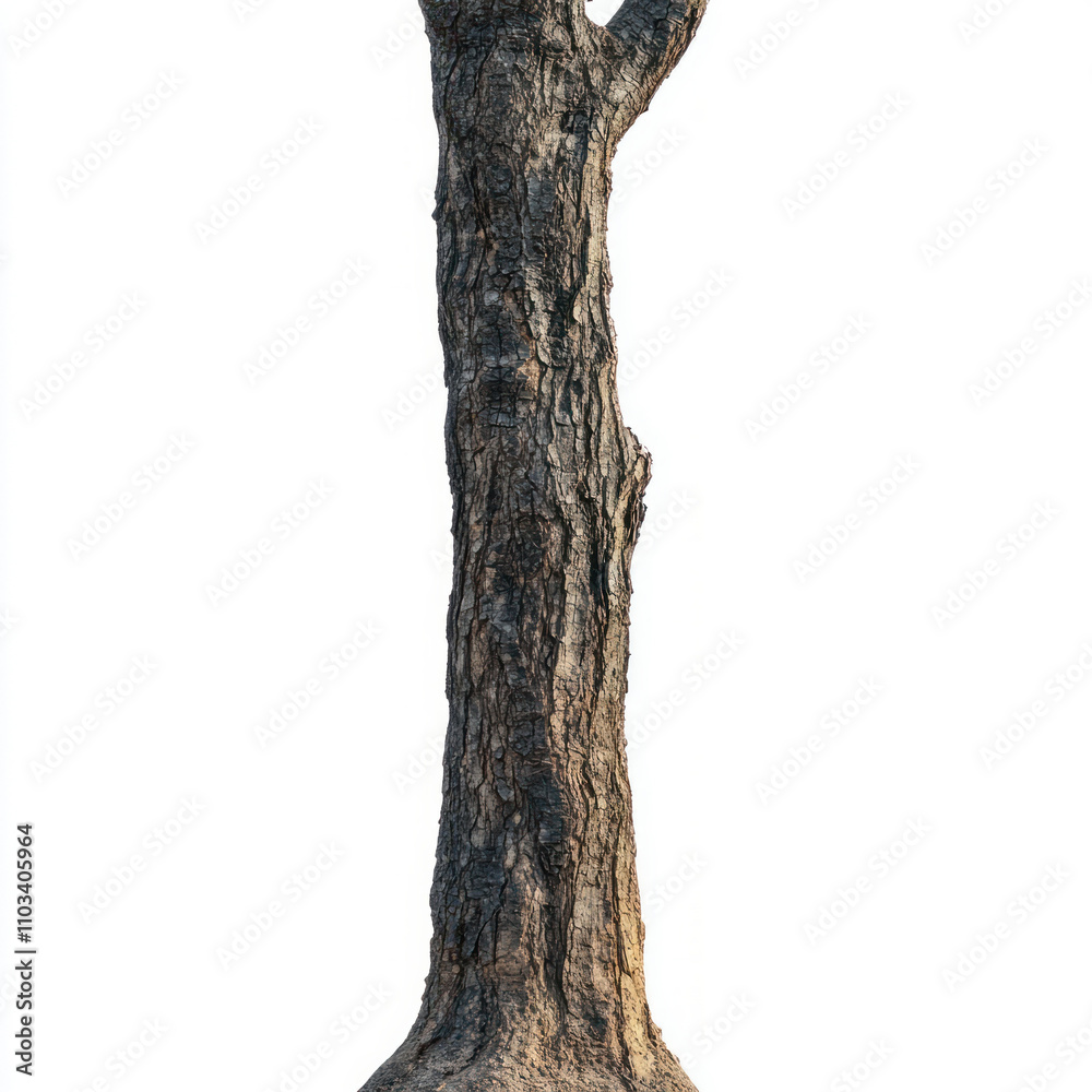 Fototapeta premium Tree bark isolated on white background