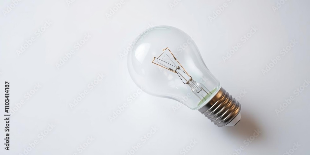 Hyper realistic photo of LED light bulb representing energy efficiency and environmental friendliness, isolated on white background with copy space for text, environment, conservation, technology Hyper realistic photo of LED light bulb representing energy efficiency and environmental friendliness, isolated on white background with copy space for text, environment, conservation, technology