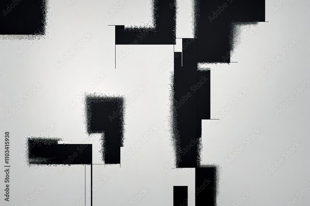 Minimalistic black and white abstract dotted pattern. Minimalistic black and white abstract dotted pattern.