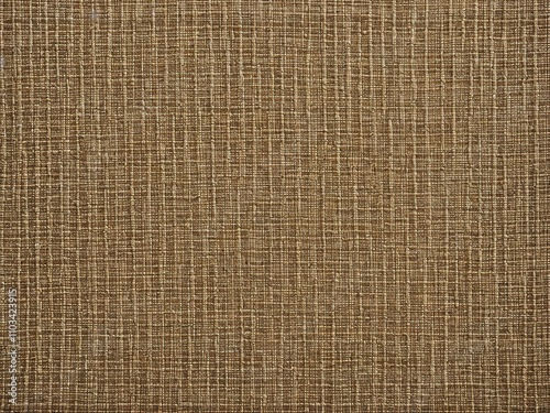 Metallic gold woven fabric texture background.