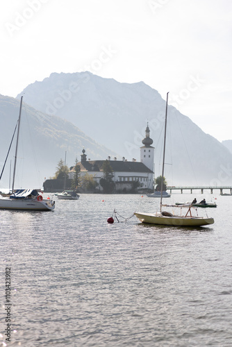 Seeschloss gmunden, asutria photo