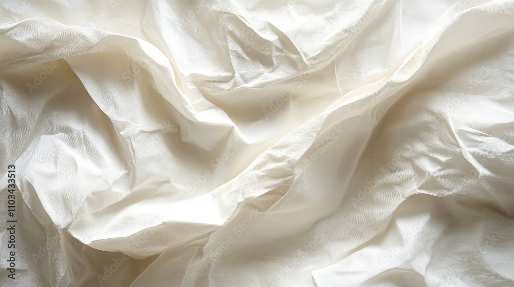 Soft White Delicate Tissue Texture Background Soft White Delicate Tissue Texture Background