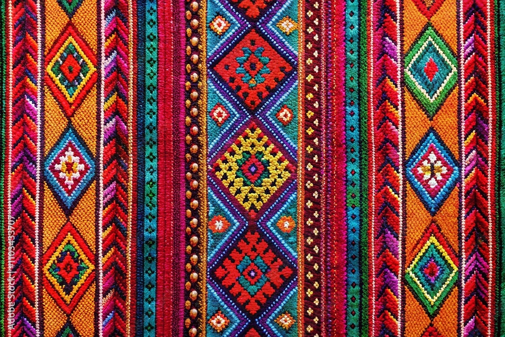 Captivating Ethnic Border Pattern Featuring Authentic Aztec Stripe Design for Textile and Home Decor Applications Captivating Ethnic Border Pattern Featuring Authentic Aztec Stripe Design for Textile and Home Decor Applications
