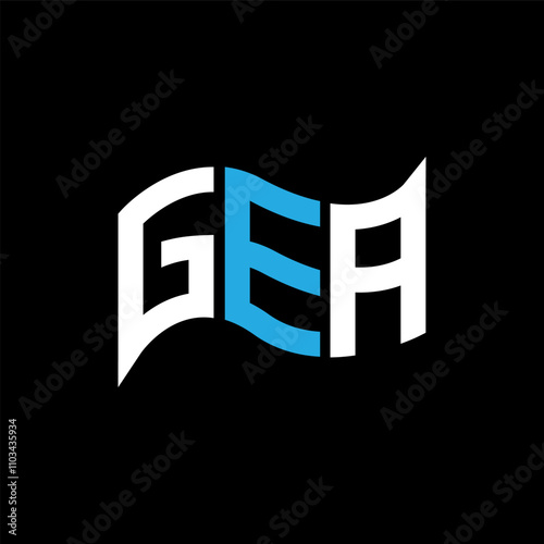 GEA logo design, GEA simple and modern logo. GEA luxurious alphabet design