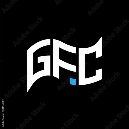 GFC logo design, GFC simple and modern logo. GFC luxurious alphabet design photo