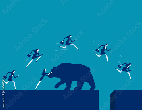 Investors try to contain the bear in the stock market