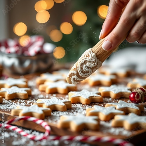 handmade christmas cake