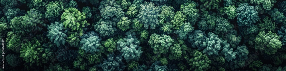 photograph of a coniferous forest from a drone photograph of a coniferous forest from a drone