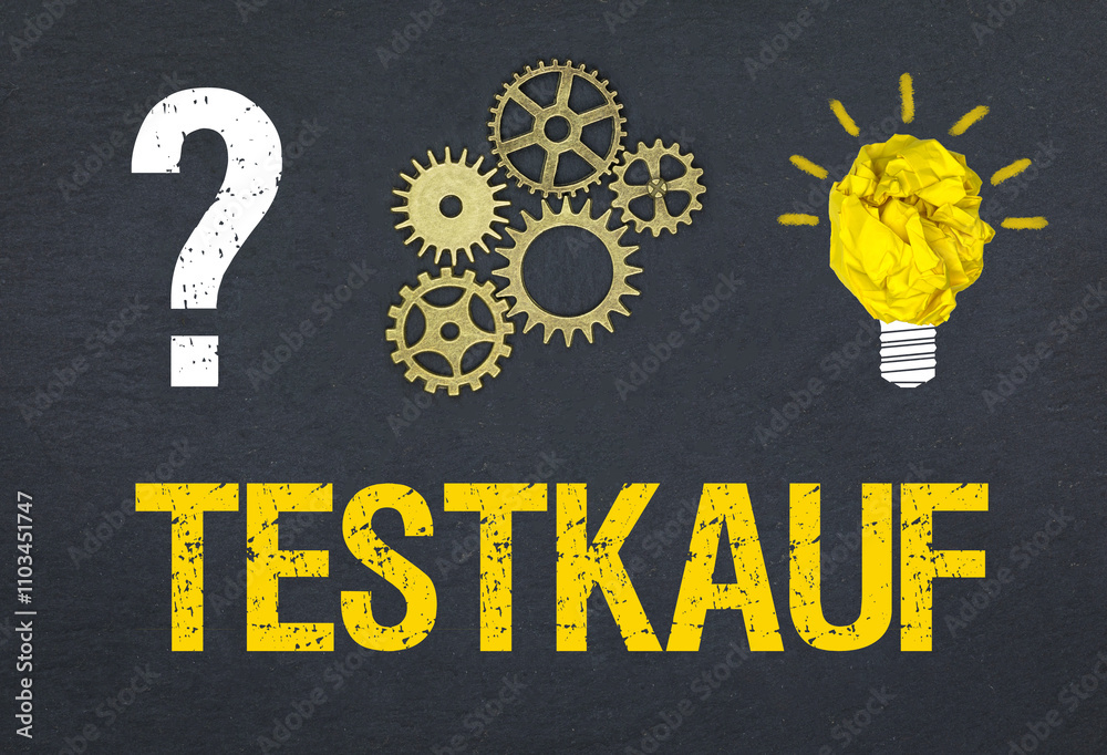 Obraz premium Testkauf