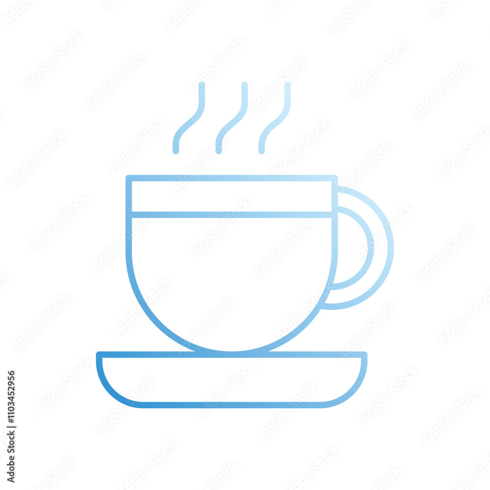 Tea vector icon stock illustration Tea vector icon stock illustration