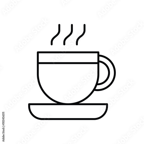 Tea  vector icon stock illustration