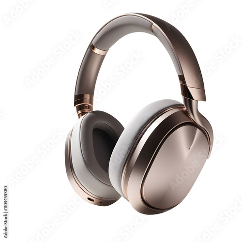 headphones isolated on white and transparent background