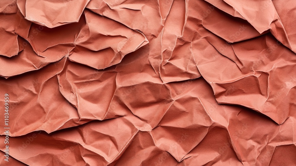 custom made wallpaper toronto digitalClose-up of crumpled textured orange paper with irregular folds and shadows creating a dynamic abstract pattern.