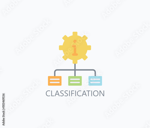 Classification Vector, Icon Or Logo Sign Symbol Illustration 