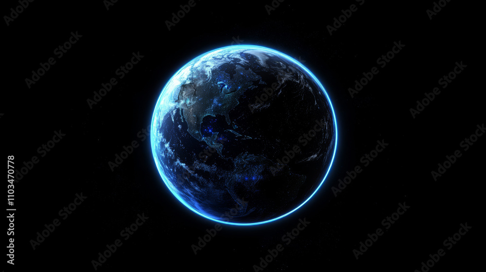 Eastern hemisphere. Abstract digital isolated Earth. Technology polygonal globe on dark background. Futuristic vector illustration. Sci fi blue planet. Eastern hemisphere. Abstract digital isolated Earth. Technology polygonal globe on dark background. Futuristic vector illustration. Sci fi blue planet.