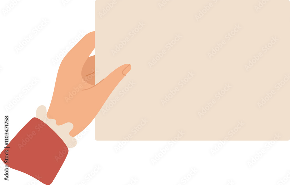 Hand hold flat paper card with creative message and note. cartoon graphic style envelope showcases personal correspondence. Ideal for stationery, greeting card concepts, and love notes. Hand hold flat paper card with creative message and note. cartoon graphic style envelope showcases personal correspondence. Ideal for stationery, greeting card concepts, and love notes.