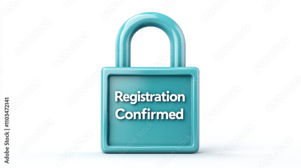 A teal padlock image with the text A teal padlock image with the text