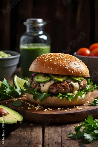 Avocado burger