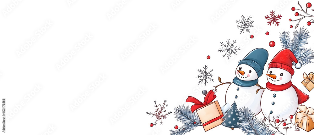 New Year or Christmas festival card poster or wallpaper, it can be used in advertising. There is space to text. New Year or Christmas festival card poster or wallpaper, it can be used in advertising. There is space to text.