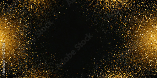Wallpaper Mural background of abstract gold glitter lights Torontodigital.ca