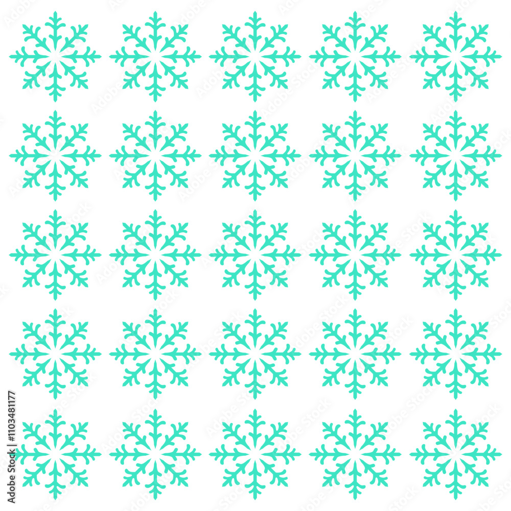 Christmas Ornamental Snowflakes Pattern Texture Background Vector Christmas Ornamental Snowflakes Pattern Texture Background Vector