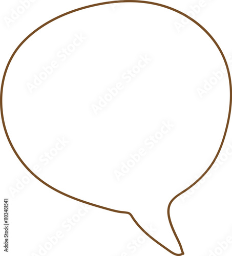 Speech Bubble Talk Line Art