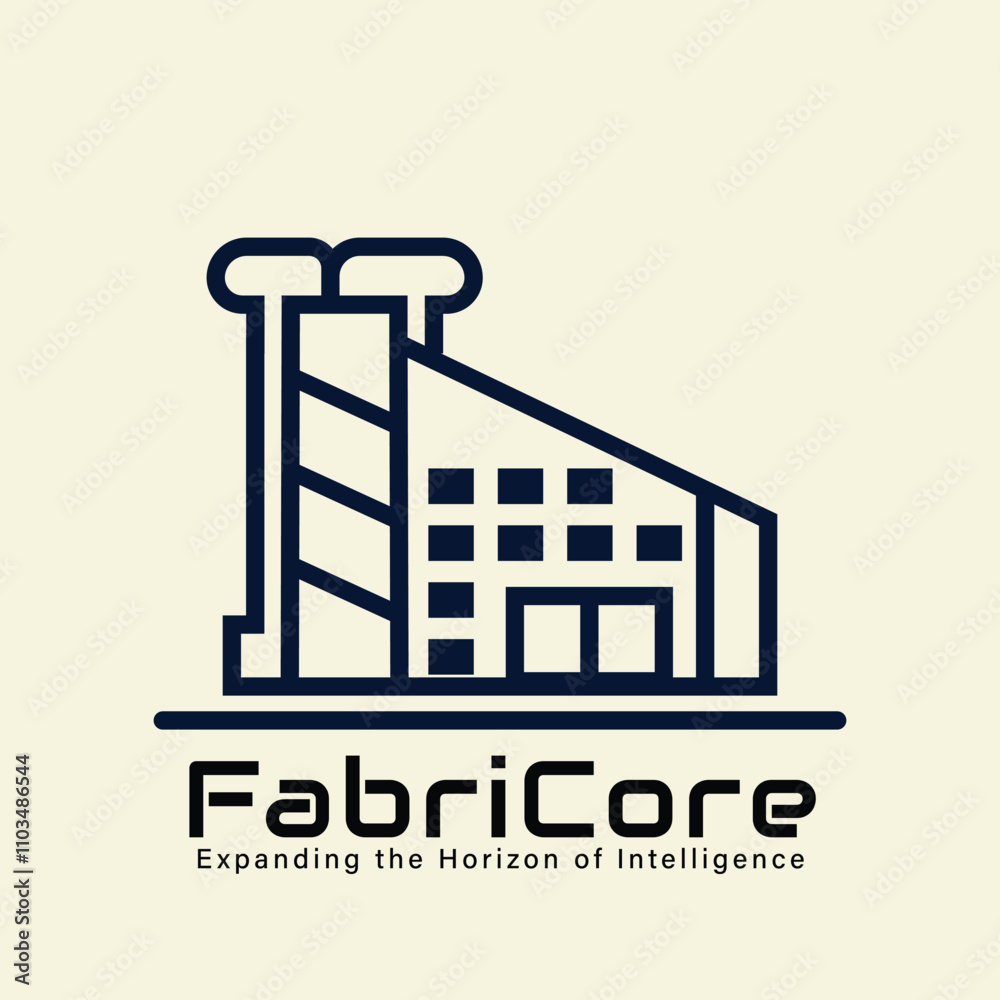 Factory logo design industrial vector icon Factory logo design industrial vector icon