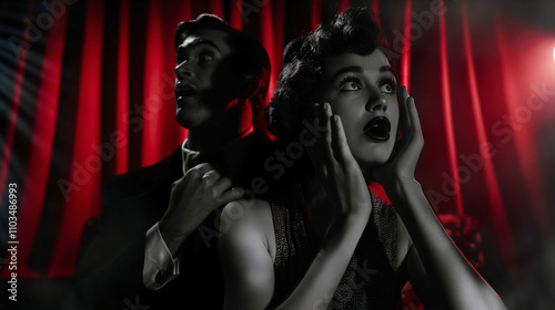 horror, frightened, noir, movie, vintage, ghost, antique, ancient, old, cemetery, history, people, woman, man, actors, expression, vampire, fashion, danger, dark, death, fear, darkness, demon, devil, 
