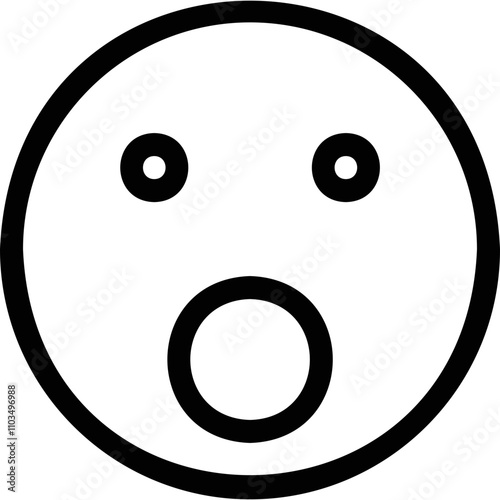 Simple vector icon smiley
