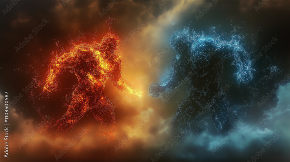 versus wallpaper, heaven and hell, good vs evil, light and darkness background, for match competition, trends, Ai versus wallpaper, heaven and hell, good vs evil, light and darkness background, for match competition, trends, Ai