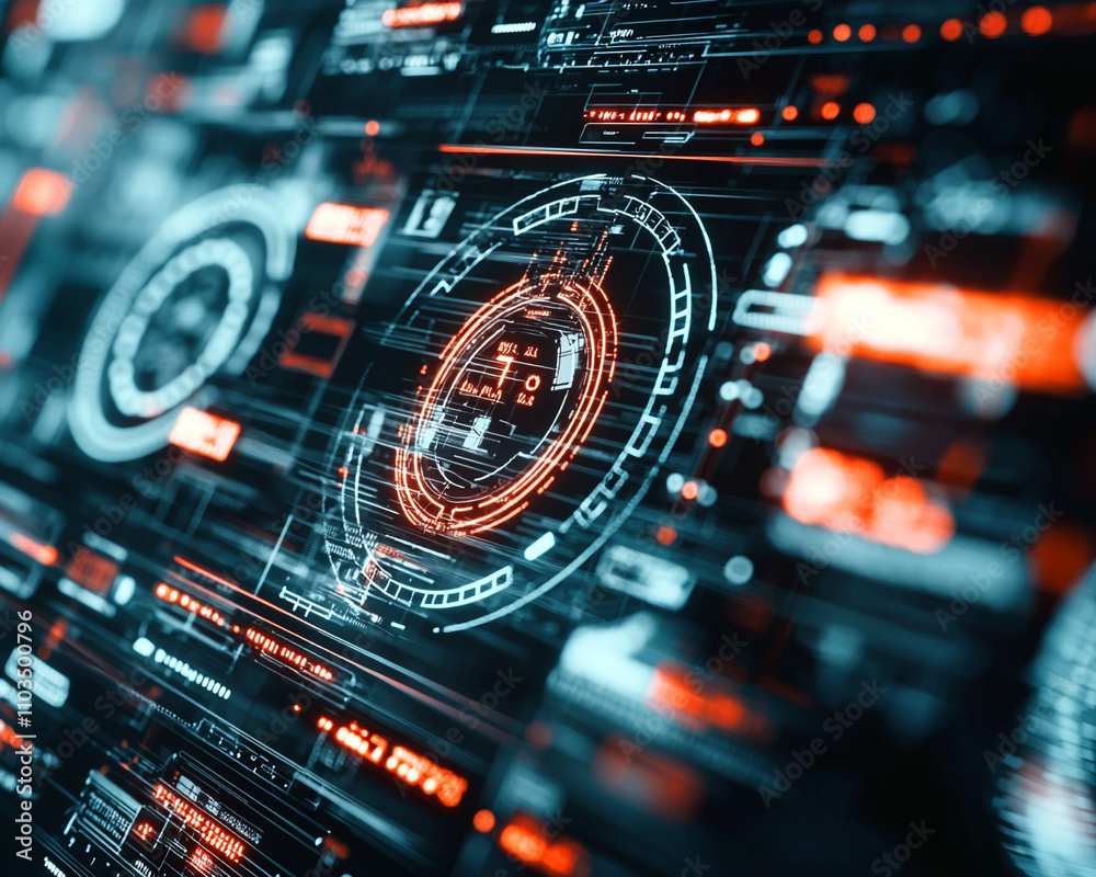 Ai generate futuristic data visualization event digital environment technology overview abstract perspective Ai generate futuristic data visualization event digital environment technology overview abstract perspective