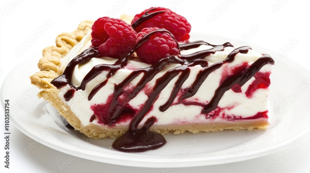 Sweet and Tangy Raspberry Pie in a Fast Food Inspired Setup