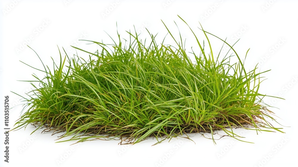 Lush green grass growing in a natural setting demonstrating vibrant plant life and healthy ecosystem Lush green grass growing in a natural setting demonstrating vibrant plant life and healthy ecosystem