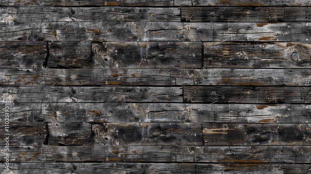 Naklejka premium Weathered wood panel background.