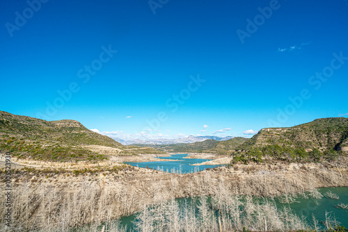 The scenic view of Naras Dam near Manavgat which is known for hiking, trekking and camping in Antalya