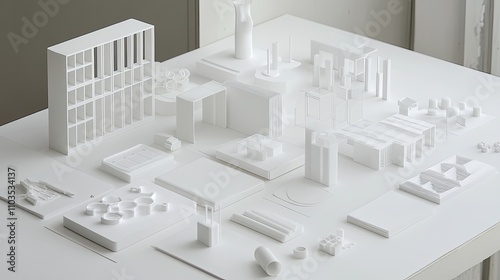 Architectural Model Showcase of Design Ideas and Concepts