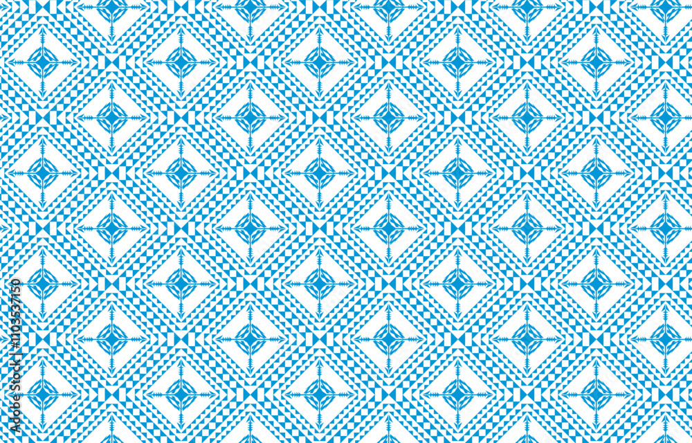 Fototapeta premium Beautiful colorful ethnic geometric American seamless patterns