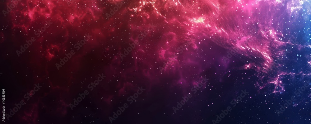 Obraz premium Dense multicolored smoke of red, purple and pink colors on a black isolated background. Background of smoke vape. MZ