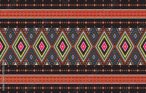 tribal pastel multicolor pastel Navajo seamless vector pattern. aztec abstract geometric art print in a sophisticated aztec style. Vector background with ethnic elements. Wallpaper, fabric, paper,