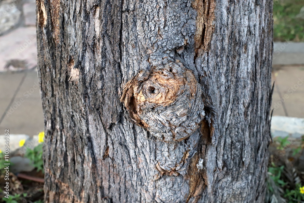 Texture of tree bark. Wood of hot subtropical climate of Israel Texture of tree bark. Wood of hot subtropical climate of Israel