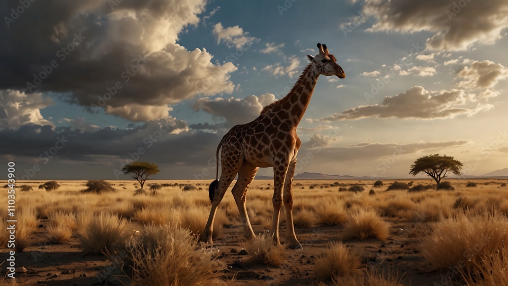 Obraz premium giraffe in the wild