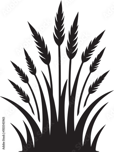 Grass Plant vector 