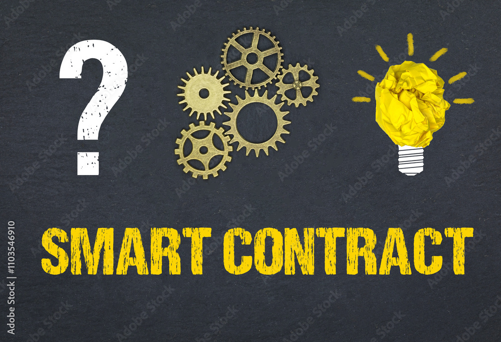 Obraz premium Smart Contract