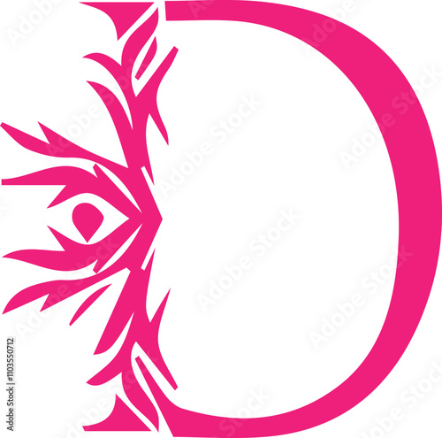 Alphabet art color signs letters design